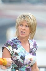 RUTH LANGSFORD on the Set f This Morning Show in London 07/21/2016
