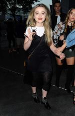 SABRINA CARPENTER at Selena Gomez Concert in Los Angeles 07/08/2016