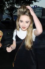 SABRINA CARPENTER at Selena Gomez Concert in Los Angeles 07/08/2016