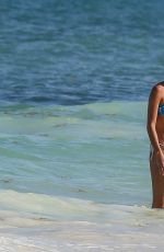 SARA SAMPAIO in Bikini on the Beach in Cancun 07/16/2016