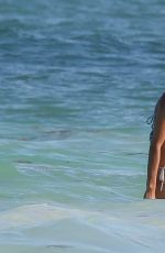 SARA SAMPAIO in Bikini on the Beach in Cancun 07/16/2016