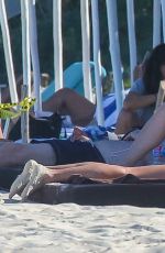 SARA SAMPAIO in Bikini on the Beach in Cancun 07/16/2016