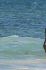 SARA SAMPAIO in Bikini on the Beach in Cancun 07/16/2016