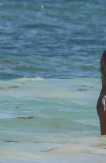 SARA SAMPAIO in Bikini on the Beach in Cancun 07/16/2016