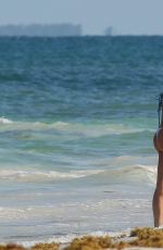 SARA SAMPAIO in Bikini on the Beach in Cancun 07/16/2016