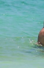 SARA SAMPAIO in Bikini on the Beach in Cancun 07/17/2016