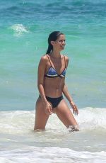 SARA SAMPAIO in Bikini on the Beach in Cancun 07/17/2016