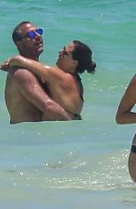 SARA SAMPAIO in Bikini on the Beach in Cancun 07/17/2016