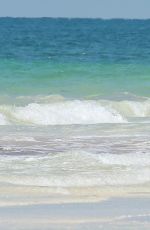 SARA SAMPAIO in Bikini on the Beach in Cancun 07/17/2016