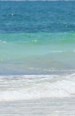 SARA SAMPAIO in Bikini on the Beach in Cancun 07/17/2016
