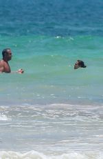 SARA SAMPAIO in Bikini on the Beach in Cancun 07/17/2016