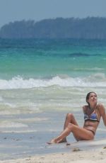 SARA SAMPAIO in Bikini on the Beach in Cancun 07/17/2016