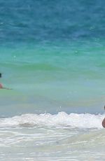 SARA SAMPAIO in Bikini on the Beach in Cancun 07/17/2016