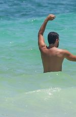 SARA SAMPAIO in Bikini on the Beach in Cancun 07/17/2016