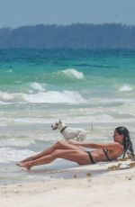 SARA SAMPAIO in Bikini on the Beach in Cancun 07/17/2016