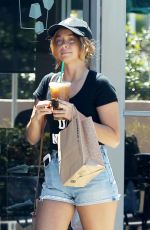 SARAH HYLAND Leaves a Starbucks in Los Angeles 07/20/2016 mix q