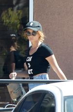 SARAH HYLAND Leaves a Starbucks in Los Angeles 07/20/2016 mix q