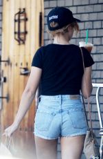SARAH HYLAND Leaves a Starbucks in Los Angeles 07/20/2016 mix q