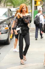 SARAH RAFFERTY Arrives at Thoday Show in New York 07/14/2016