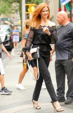 SARAH RAFFERTY Arrives at Thoday Show in New York 07/14/2016