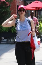 SARAH SILVERMAN Out Shopping in New York 07/18/2016