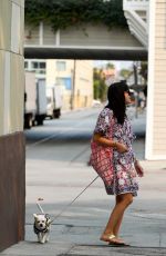 SELMA BLAIR Walks Her Dog Out in Santa Monica 07/23/2016