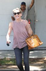 SHARON STONE and ZOE SALDANA Out in Beverly Hills 07/25/2016
