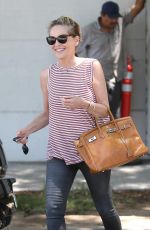 SHARON STONE and ZOE SALDANA Out in Beverly Hills 07/25/2016