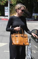 SHARON STONE Out and About in West Hollywood 07/21/2016