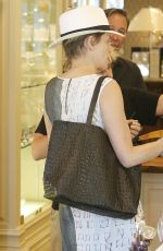 SHARON STONE Out Shopping in Los Angeles 07/05/2016