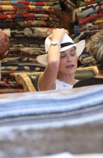 SHARON STONE Out Shopping in Los Angeles 07/05/2016