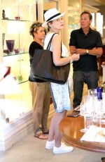 SHARON STONE Out Shopping in Los Angeles 07/05/2016