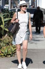 SHARON STONE Out Shopping in Los Angeles 07/05/2016