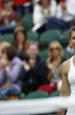 SIMONA HALEP at 2nd Tound of Wimbledon Tennis Championships in London 06/30/2016