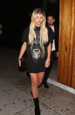 SOFIA RICHIE at Nice Guy in West Hollywood 07/05/2016
