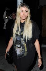 SOFIA RICHIE at Nice Guy in West Hollywood 07/05/2016