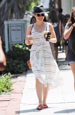 SOPHIA BUSH Out and About in West Hollywood 07/01/2016