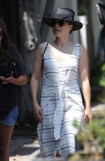 SOPHIA BUSH Out and About in West Hollywood 07/01/2016