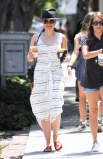 SOPHIA BUSH Out and About in West Hollywood 07/01/2016