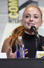 SOPHIE TURNER at Game of Thrones Press Line at Comic-con in San Diego 07/22/2016