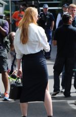 SOPHIE TURNER at Wimbledon Tennis Championships in London 07/07/2016