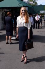 SOPHIE TURNER at Wimbledon Tennis Championships in London 07/07/2016
