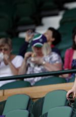 SOPHIE TURNER at Wimbledon Tennis Championships in London 07/07/2016