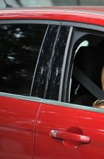 STACEY SOLOMON in a Car on the Set of Loose Women Show in London 07/22/2016