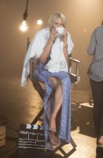 STEPHANIE PRATT on the Set of 