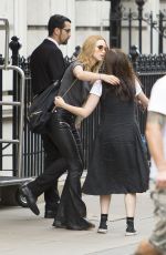 SUKI WATERHOUSE Arrives at Edition Hotel in London 07/28/2016