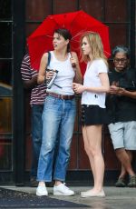 SUKI WATERHOUSE Out and About in New York 07/18/2016