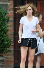 SUKI WATERHOUSE Out and About in New York 07/18/2016