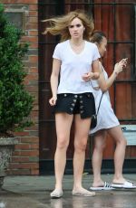 SUKI WATERHOUSE Out and About in New York 07/18/2016
