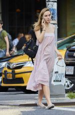 SUKI WATERHOUSE Out nd About in New York 07/20/2016